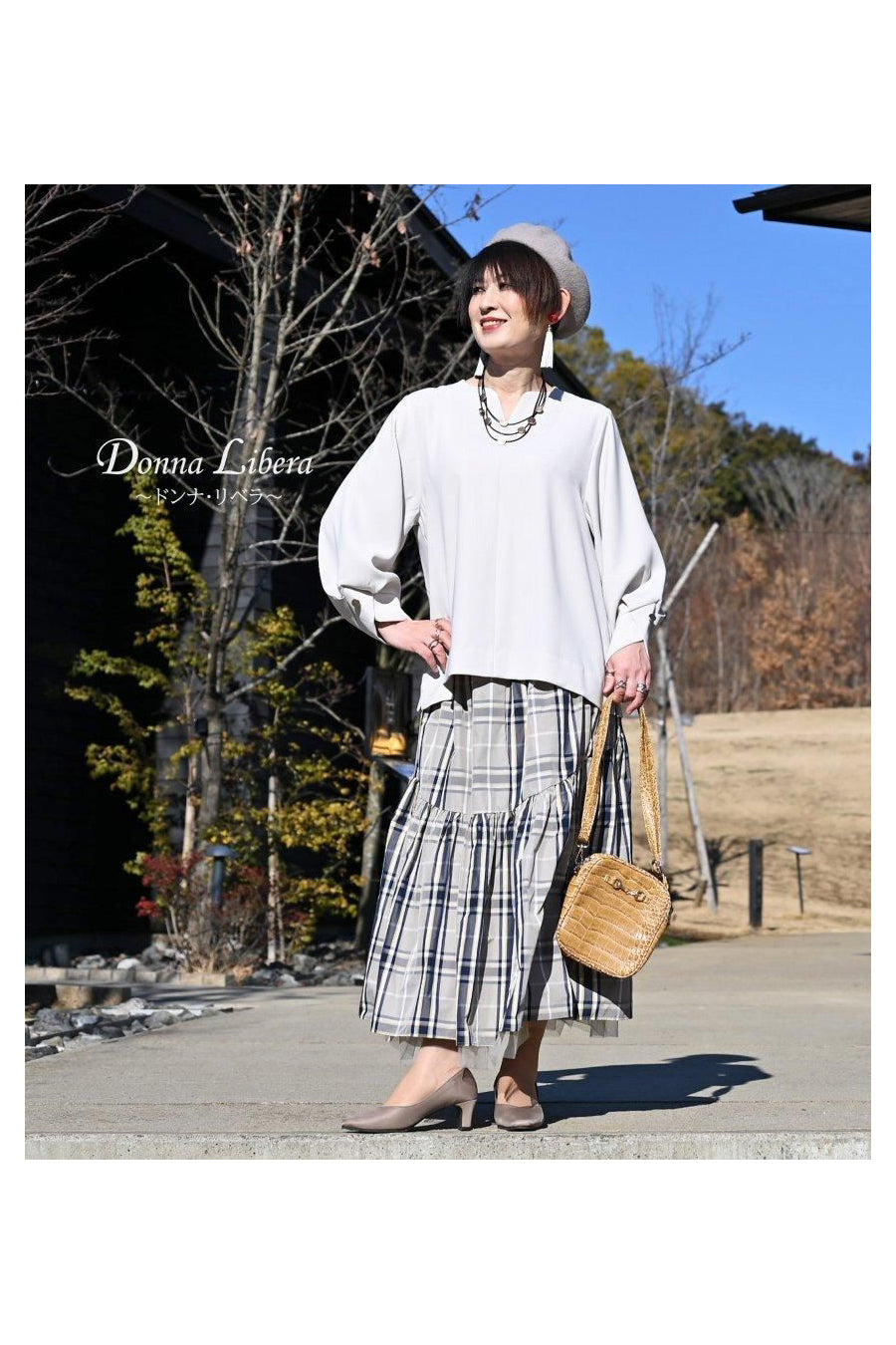 ドットメタル 3連ネックレス