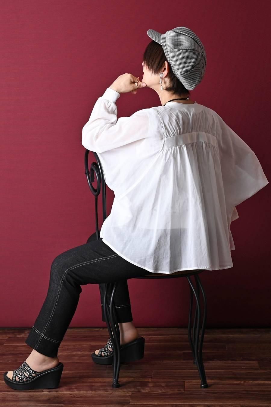 バックフレア ZIPupジャケット+魔法のデニム2点セットコーデ