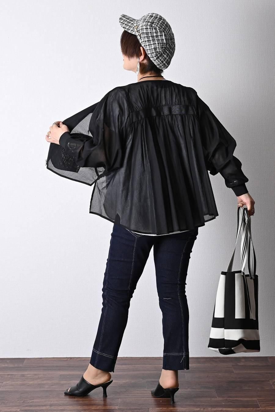 バックフレア ZIPupジャケット+魔法のデニム2点セットコーデ