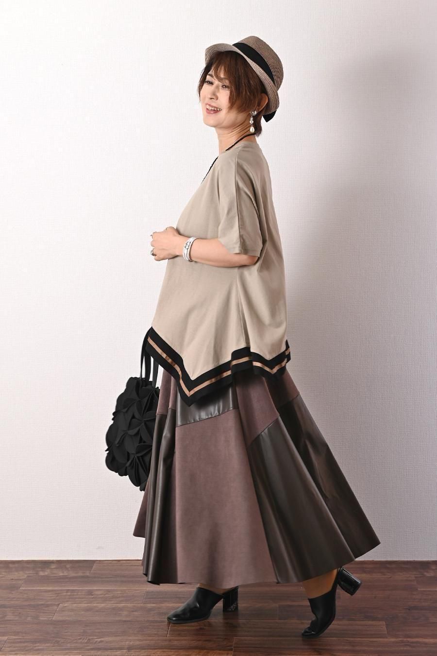 キラキラ ラインストーン ゴールド&シルバー レザーブレス 合成皮革