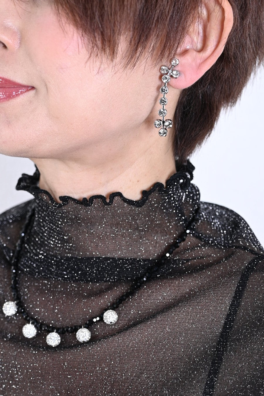 スワロフスキーピアス/イヤリング #02