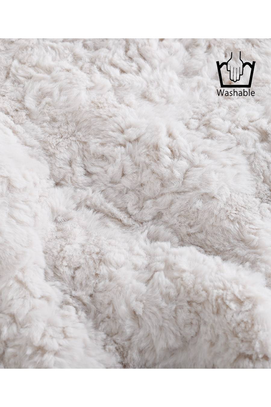 クラッシュファーフーデッド5分袖ジャケット