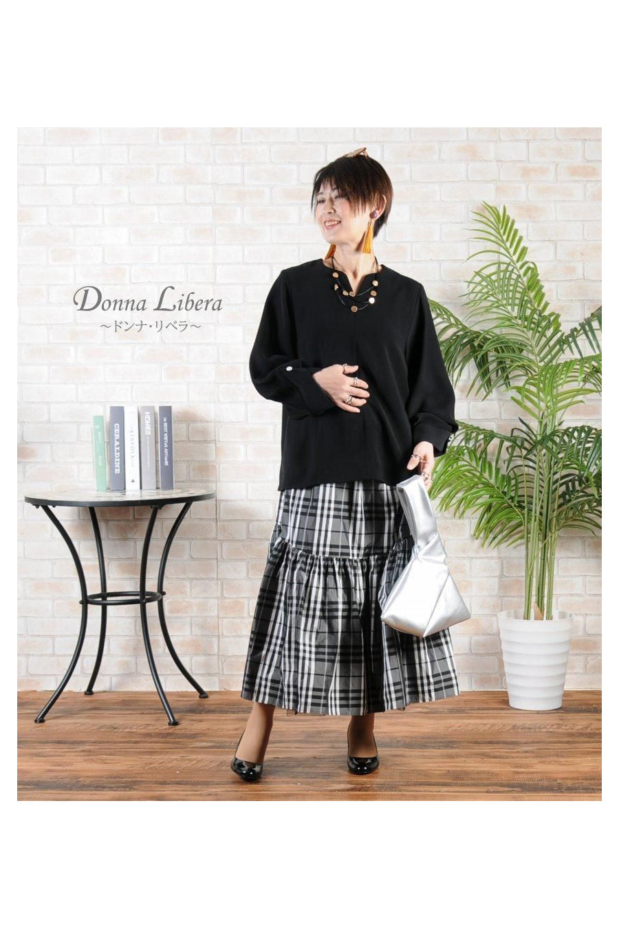 ドットメタル　3連ネックレス