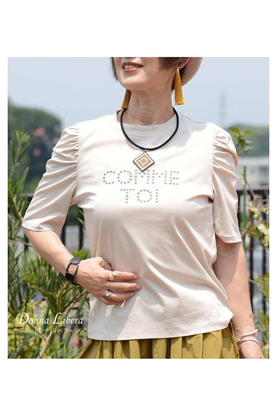 マグネット留め 軽量ラタン細工風ペンダント