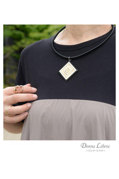 マグネット留め 軽量ラタン細工風ペンダント