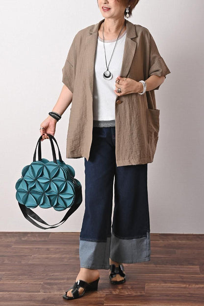 キラキラ ラインストーン＆艶消しメタルペンダント