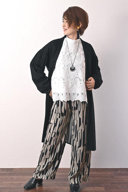 キラキラ ラインストーン＆艶消しメタルペンダント