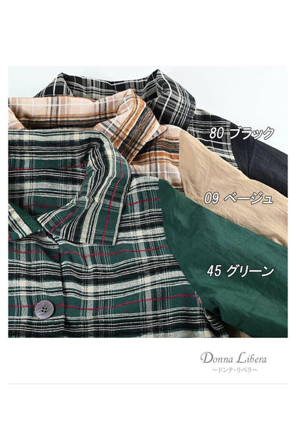 モールジャガードチェック ショートジャケット