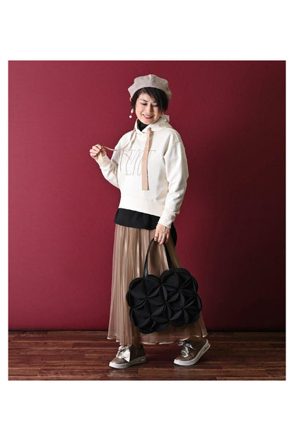 シャイニーレイヤードプリーツ チュールスカート