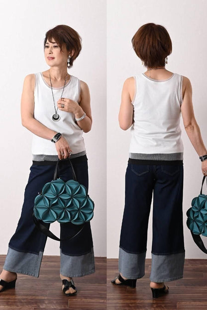 ストレッチラメチュールタンクトップ