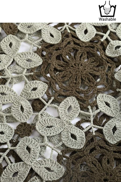 バイカラーかぎ針ニット＋ラメタンクトップ2点セット＜クーポンでメンバーPriceからMAX10%OFF＞