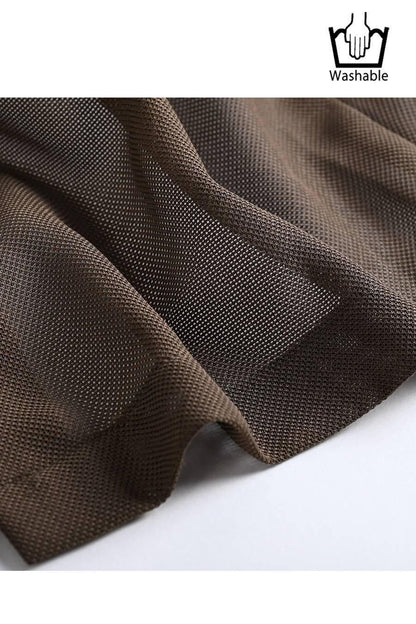 ビッグシルエットメッシュダブルジャケット