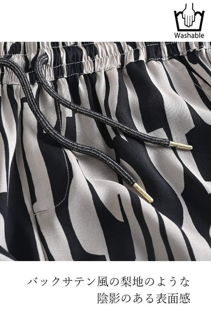 レース ブラウス＋サテン風ワイドパンツ2点セット　＜クーポンでメンバーPriceからMAX10%OFF＞