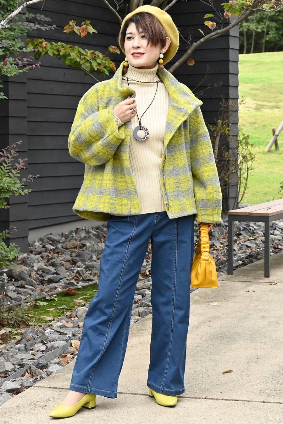 深履き脚長効果抜群！超ストレッチ ソフトデニム