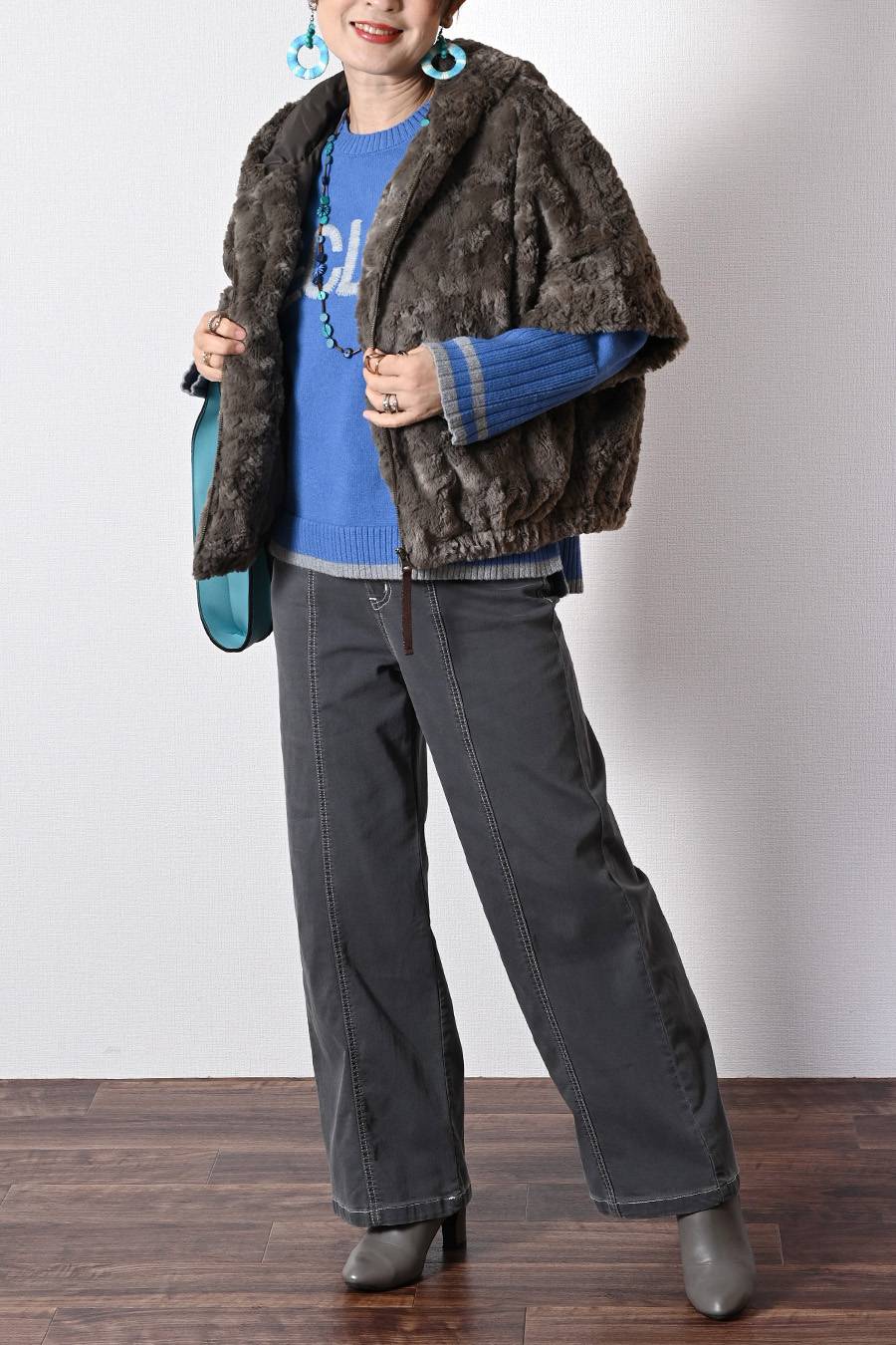 深履き脚長効果抜群！超ストレッチ ソフトデニム