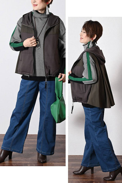 深履き脚長効果抜群！超ストレッチ ソフトデニム