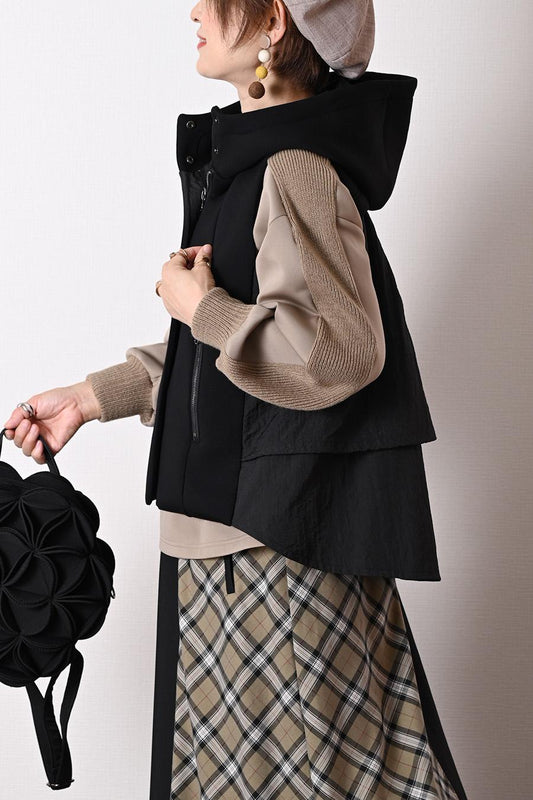 ナイロンワッシャー＆ポンチ フリルベスト