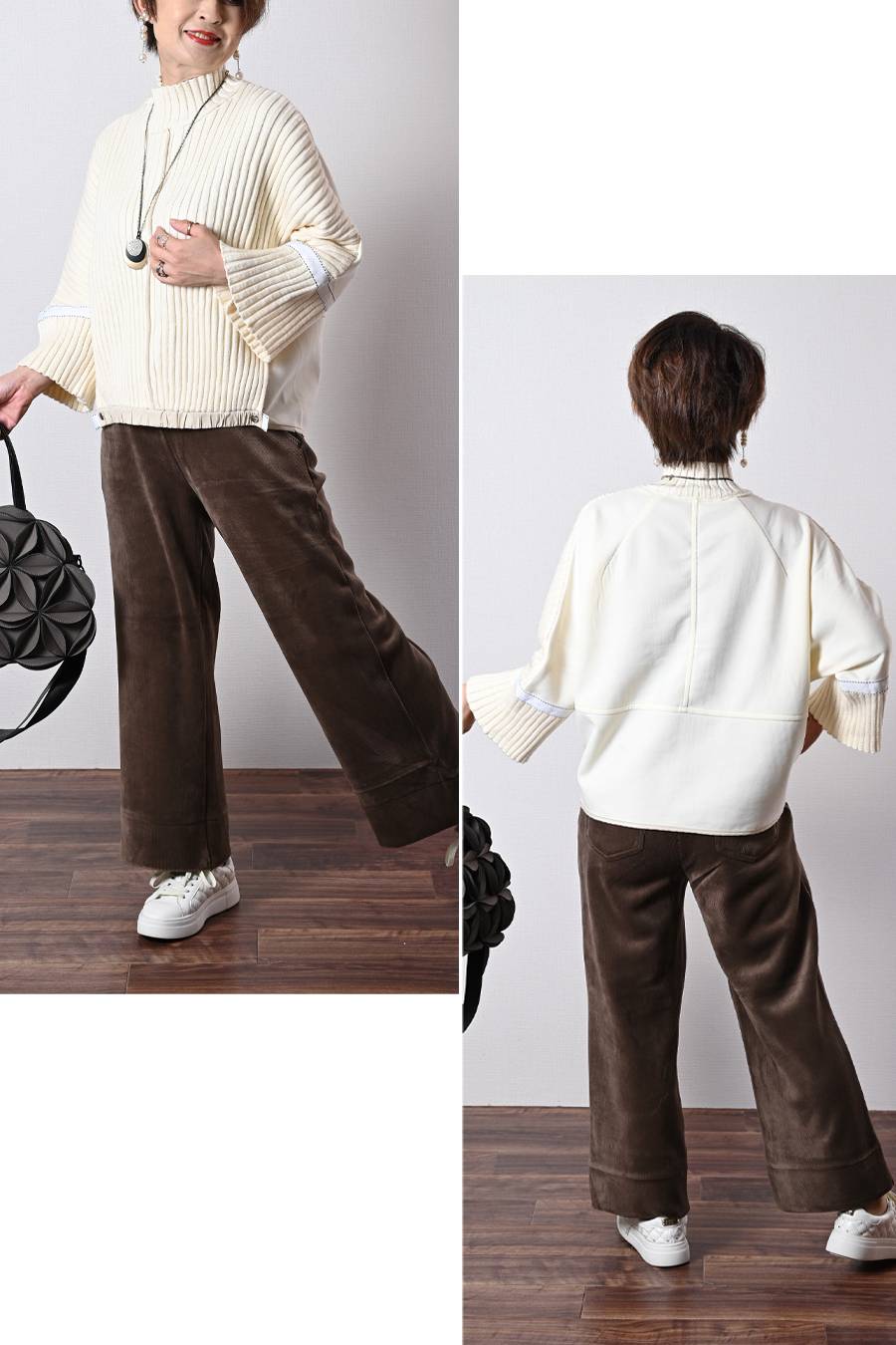 ふんわり 爆暖ストレッチコーデュロイパンツ