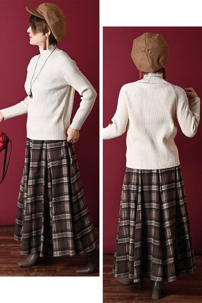 ラメ入りリブニット