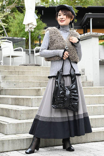 プードルファー ショートベスト