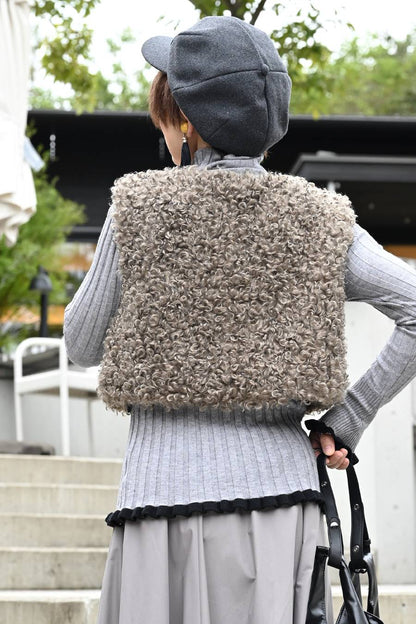 プードルファー ショートベスト