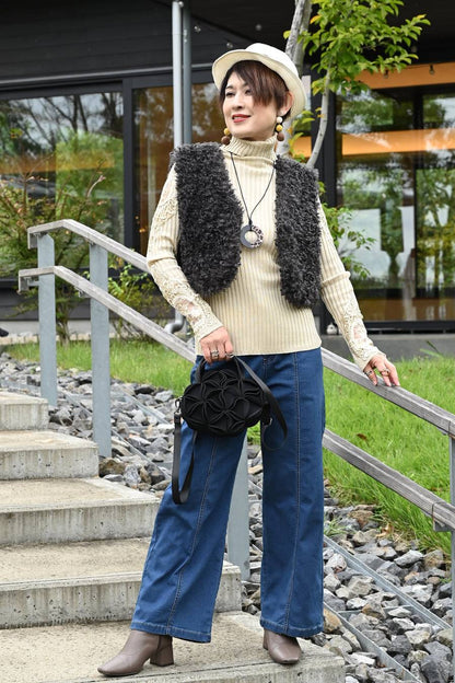 プードルファー ショートベスト