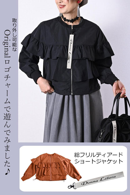 オリジナルチャーム付き！セルロースデニム セミフレアゆったりワンピース【予約販売！発送は3月上旬】