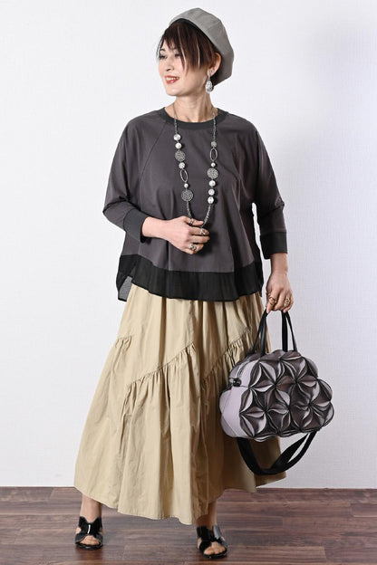 超軽量タフタ フレアスカート