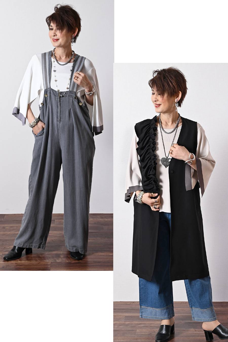 優雅にドラマチックに！ケープスリーブ・ハイゲージニット