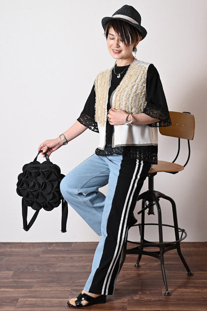 圧倒的な華やぎ！チュールフリル デザインベスト