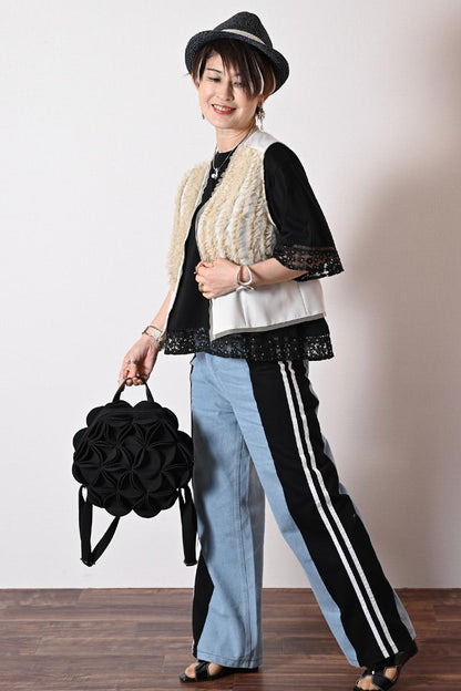 圧倒的な華やぎ！チュールフリル デザインベスト