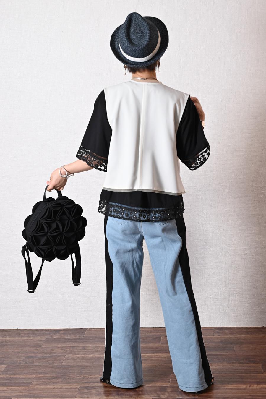 圧倒的な華やぎ！チュールフリル デザインベスト