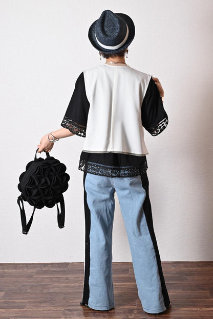 圧倒的な華やぎ！チュールフリル デザインベスト