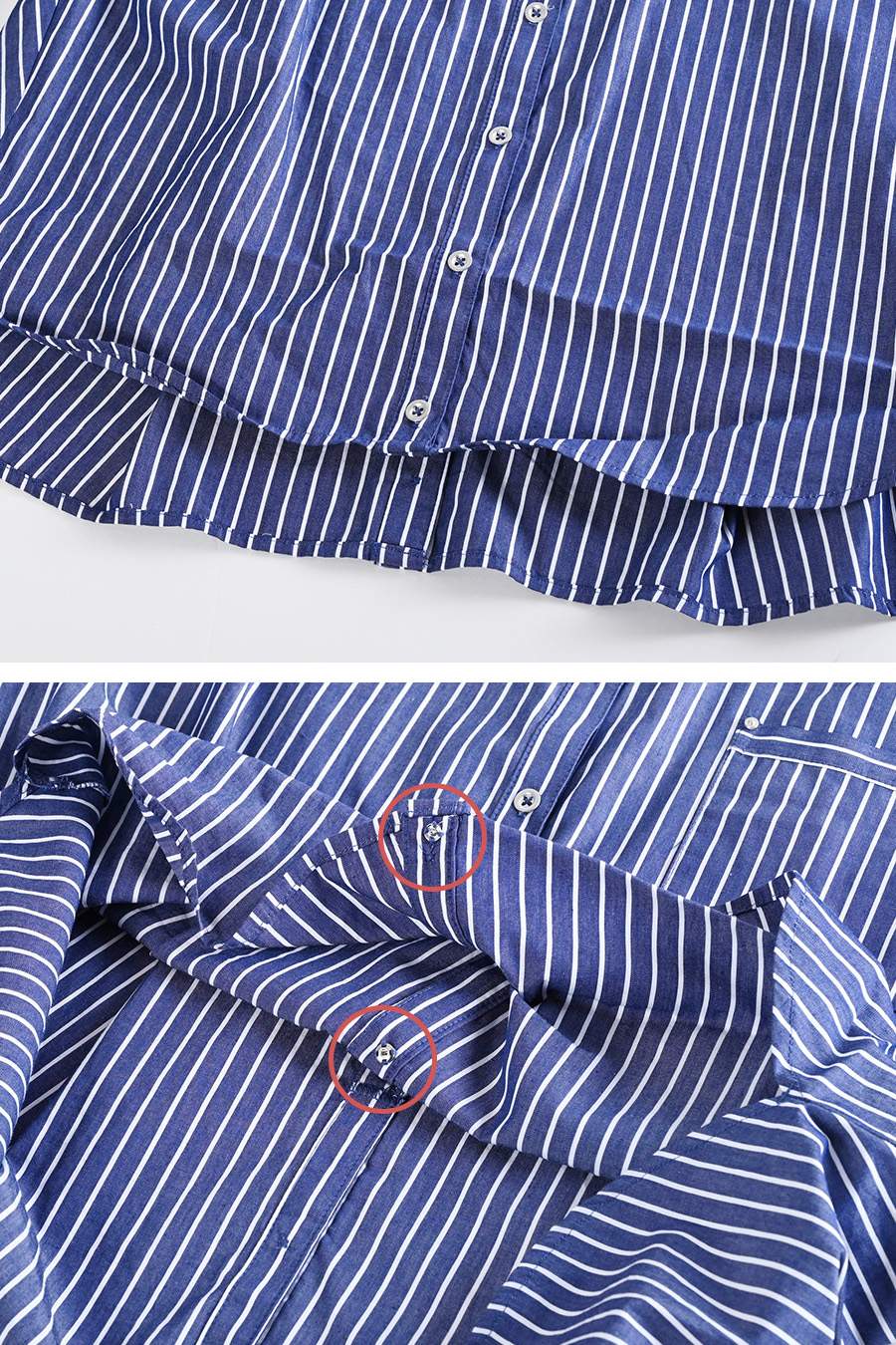 フロント丈アジャスタブルブラウス+リブウエスト・ストレッチワイドパンツ2点セットコーデ