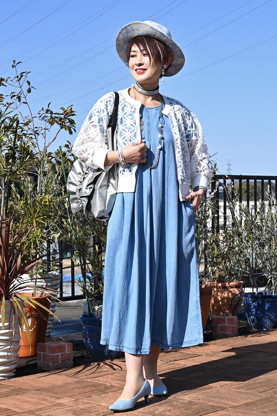 チュール＆フラワーコード刺繍 華やかショートジャケット【予約販売！発送は3月上旬】