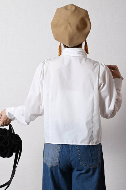 大人のビスチェ風レースブラウス+超軽量タフタ フレアスカート ２点セットコーデ