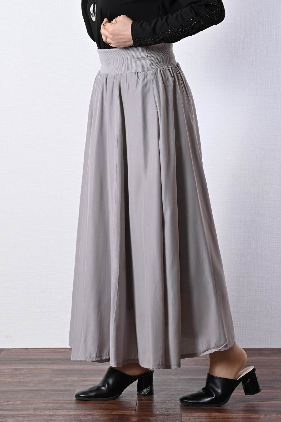 ２WAYブルゾンワンピース+ウエストリブサーキュラースカート【２月中旬以降発送予定】