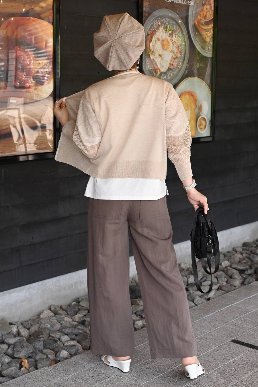 美しく流れるシルエット！イージーワイド ストレートパンツ【SET UP対応】