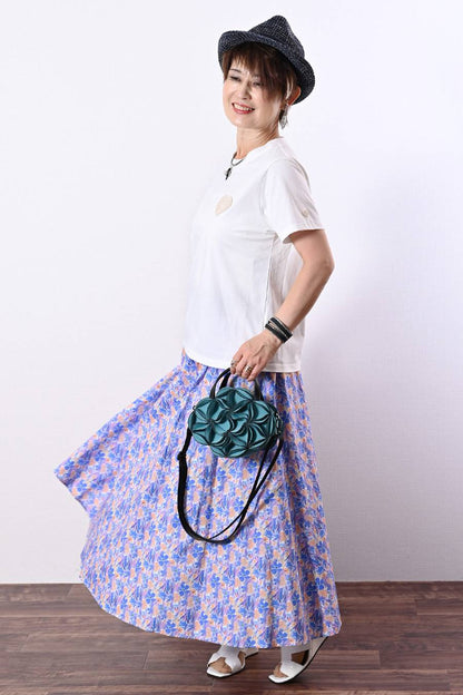 大人の遊び心を上品に！立体ハート刺繍半袖プルオーバー