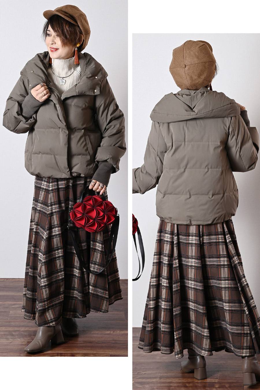 【Special Offer 40%OFF】シームレスストレッチダウン ショート丈