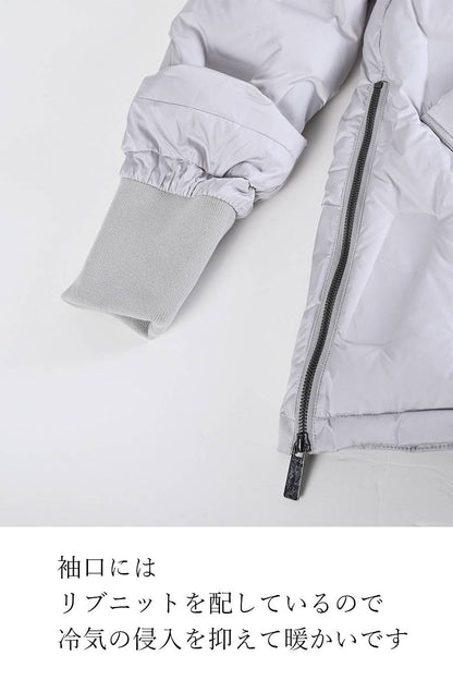 【Special Offer 40%OFF】幾何学柄シームレスダウンコート