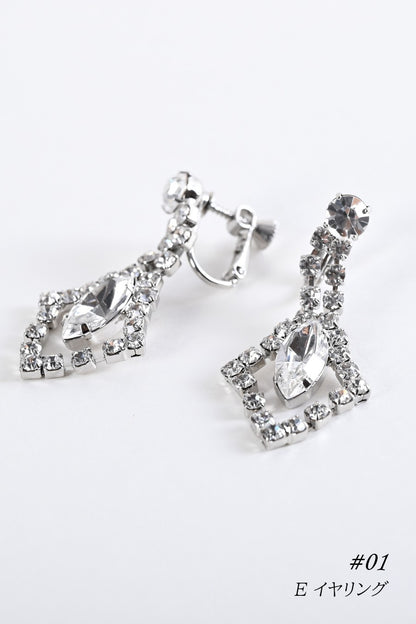 スワロフスキーピアス/イヤリング ＃01