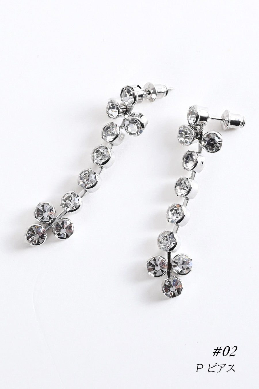 スワロフスキーピアス/イヤリング ＃02