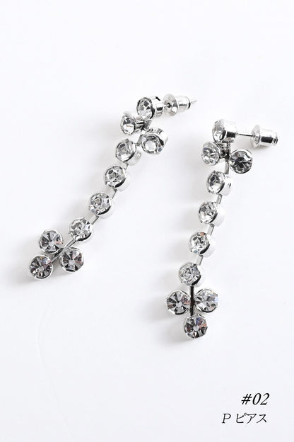 スワロフスキーピアス/イヤリング ＃02