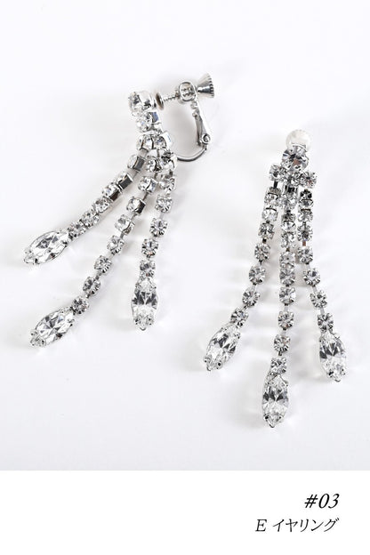 スワロフスキーピアス/イヤリング ＃03