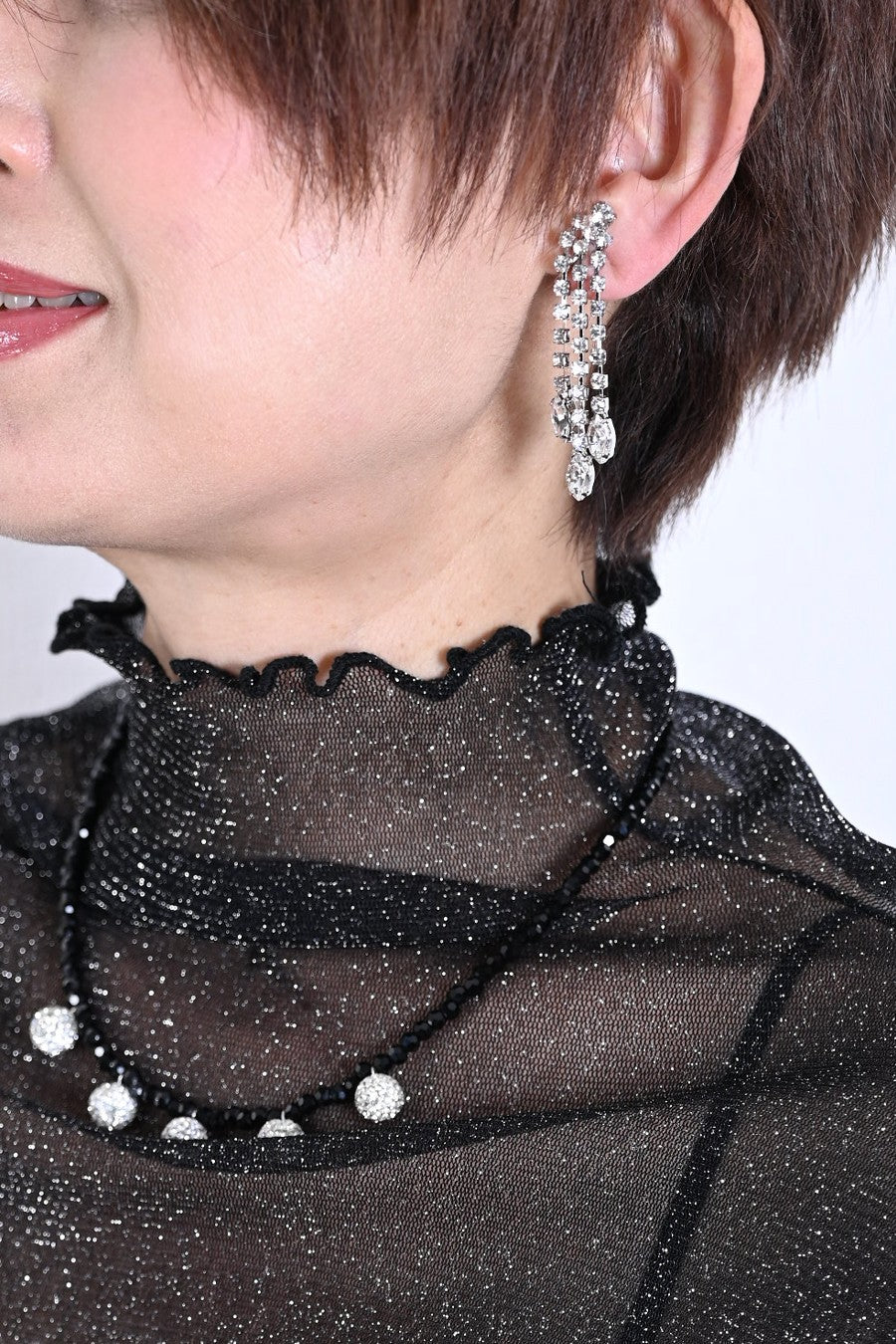 スワロフスキーピアス/イヤリング ＃03