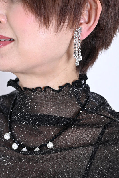 スワロフスキーピアス/イヤリング ＃03