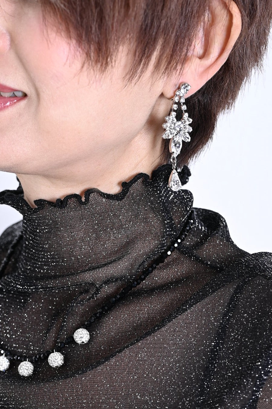 スワロフスキーピアス/イヤリング ＃04