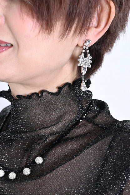 スワロフスキーピアス/イヤリング ＃04