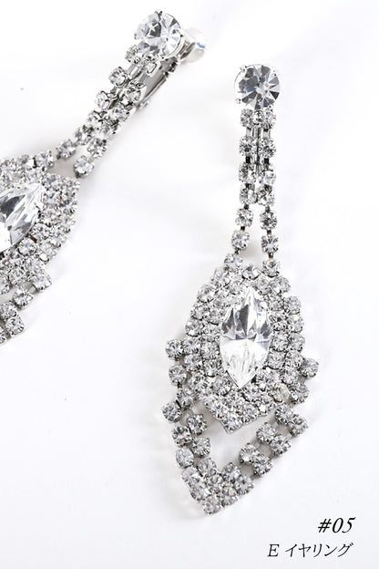 スワロフスキーピアス/イヤリング ＃05